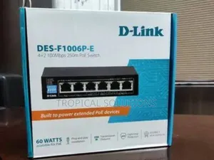 D-Link 6-Port Gigabit Poe Switch With4 Long Reach Poe Ports