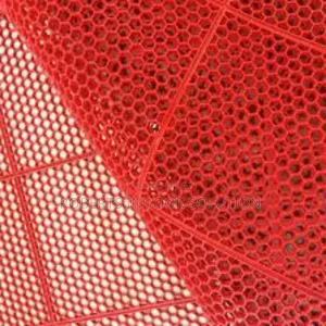 Red PVC Safety Mat – Anti-Skid Protection for Wet Areas