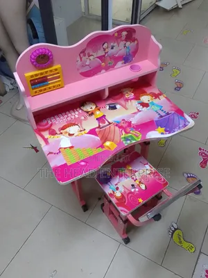 Kids Study Desk, With Both Table and Chair
