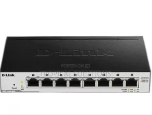 D-Link 8-Port Gigabitsmartmanagedpoe Switch With 8 Poe Ports