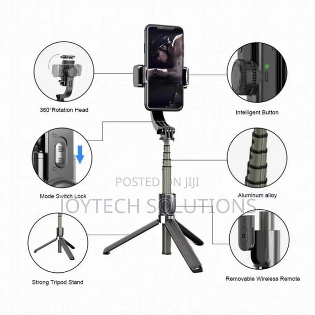 Q08 Gimbal Stabilizer Hand Held Selfie Stick - thumbnail 2