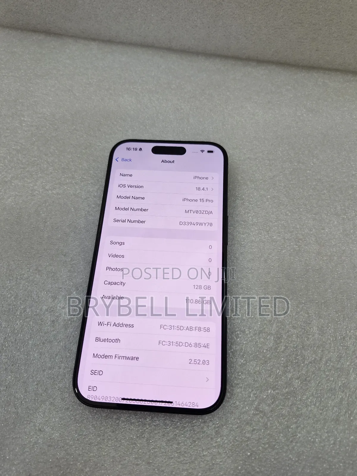Apple iPhone 15 Pro 128 GB Blue