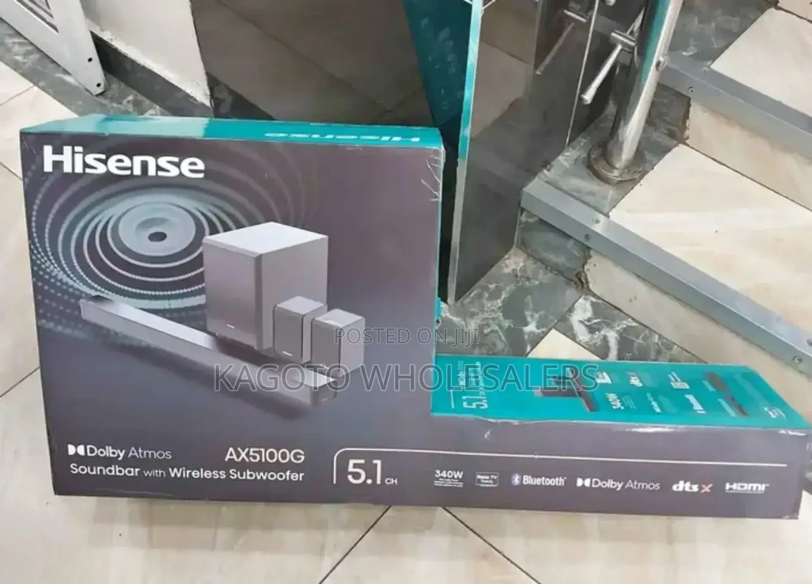 Hisense 5.1 Sound Bar System 5800w Ax5