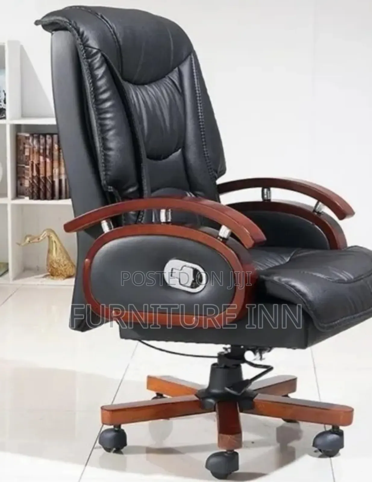 Director Reclining Leather Office Chair