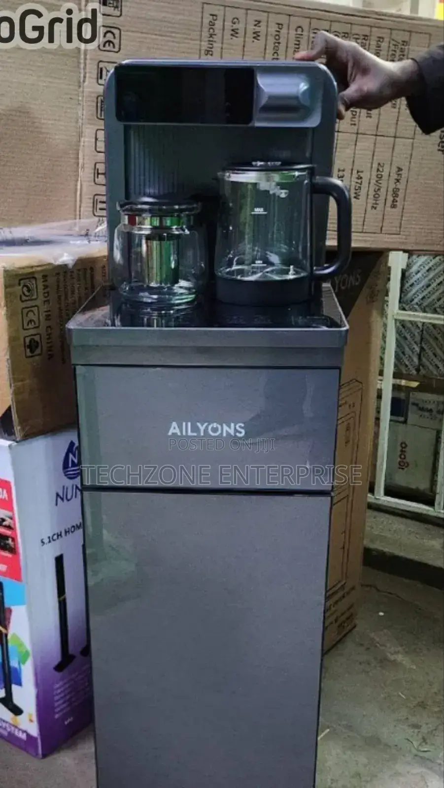 Ailyons A1c Bottom Loading Hot Cold Dispenser With Remote,