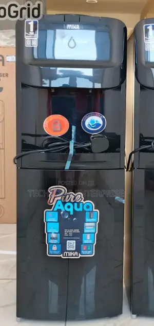 Black Mika Free Standing Hot and Cold Water Dispenser
