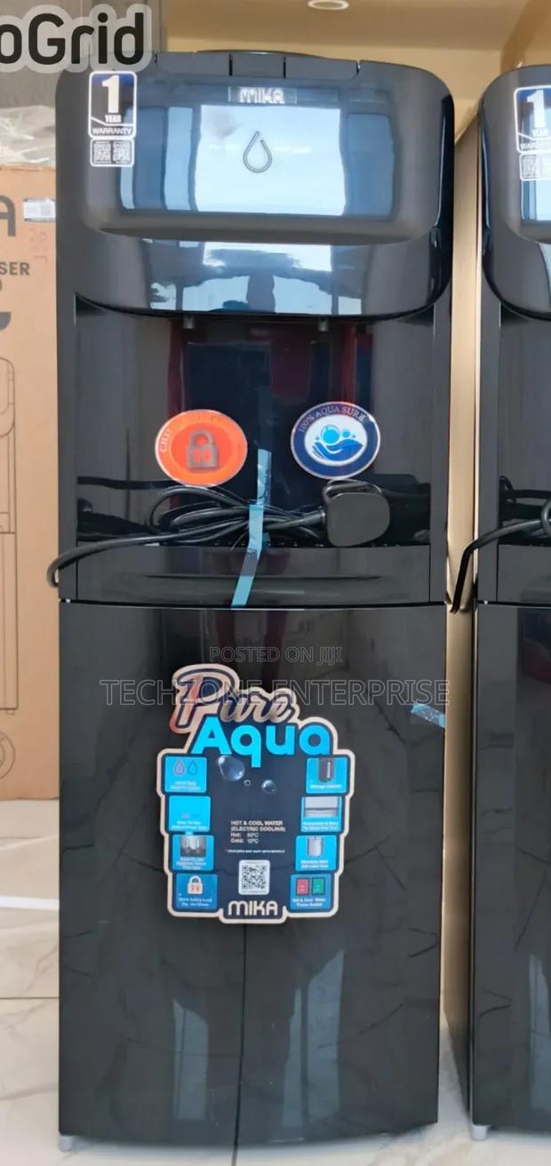 Black Mika Free Standing Hot and Cold Water Dispenser