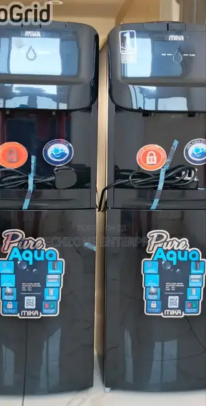 Black Mika Hot and Cold Water Dispenser With Child's Lock