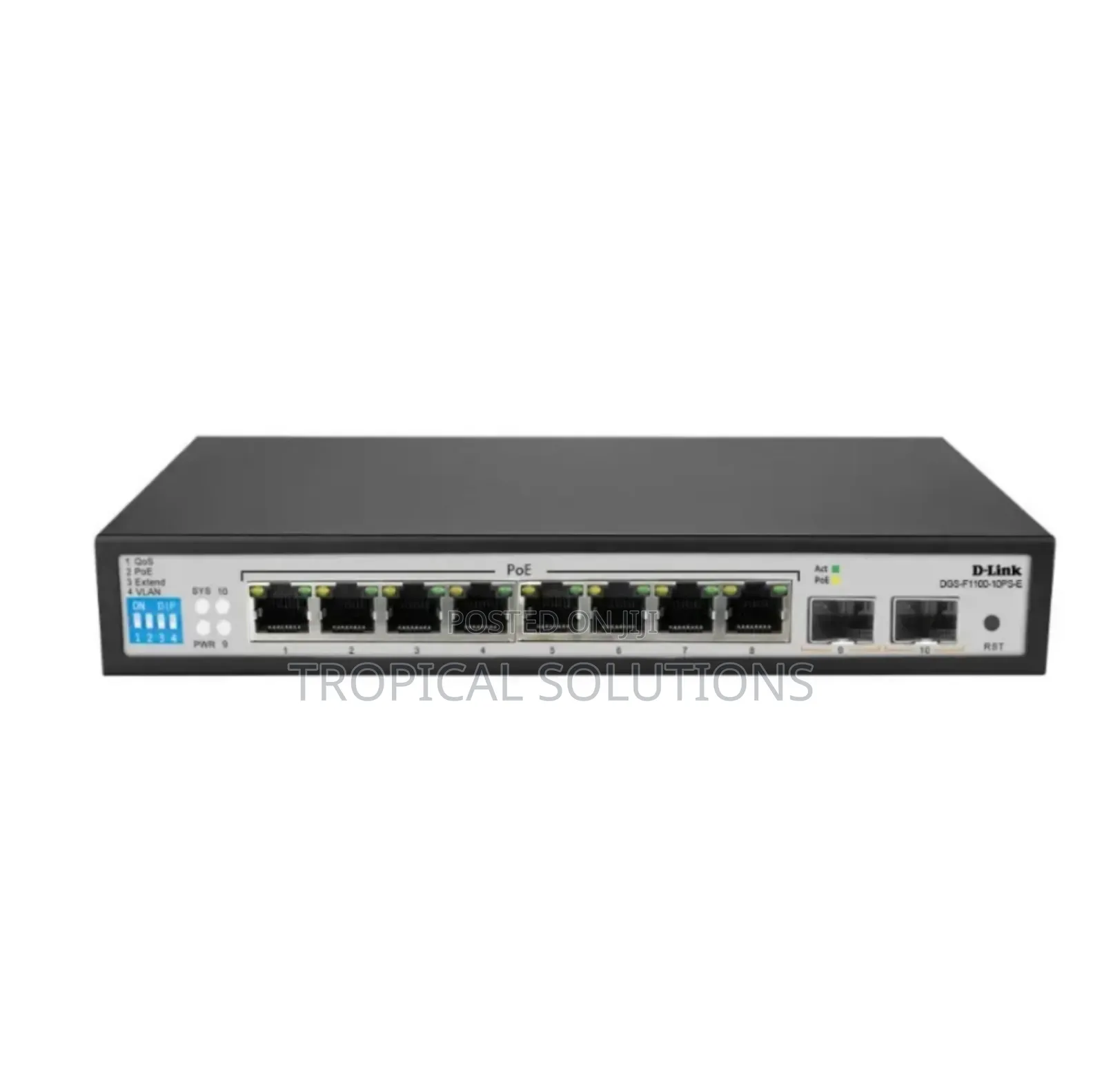 D-Link DGS-F1100-10ps 8-Port Poe Gigabit Managed Switch