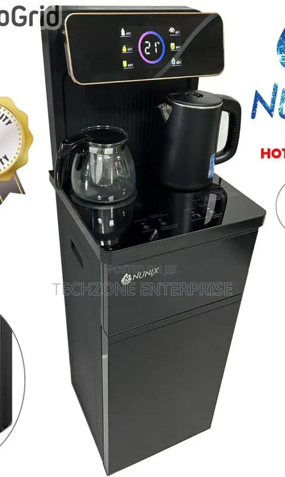 Nunix A2c Hot Cold Bottom-Load Water Dispensers Kettle