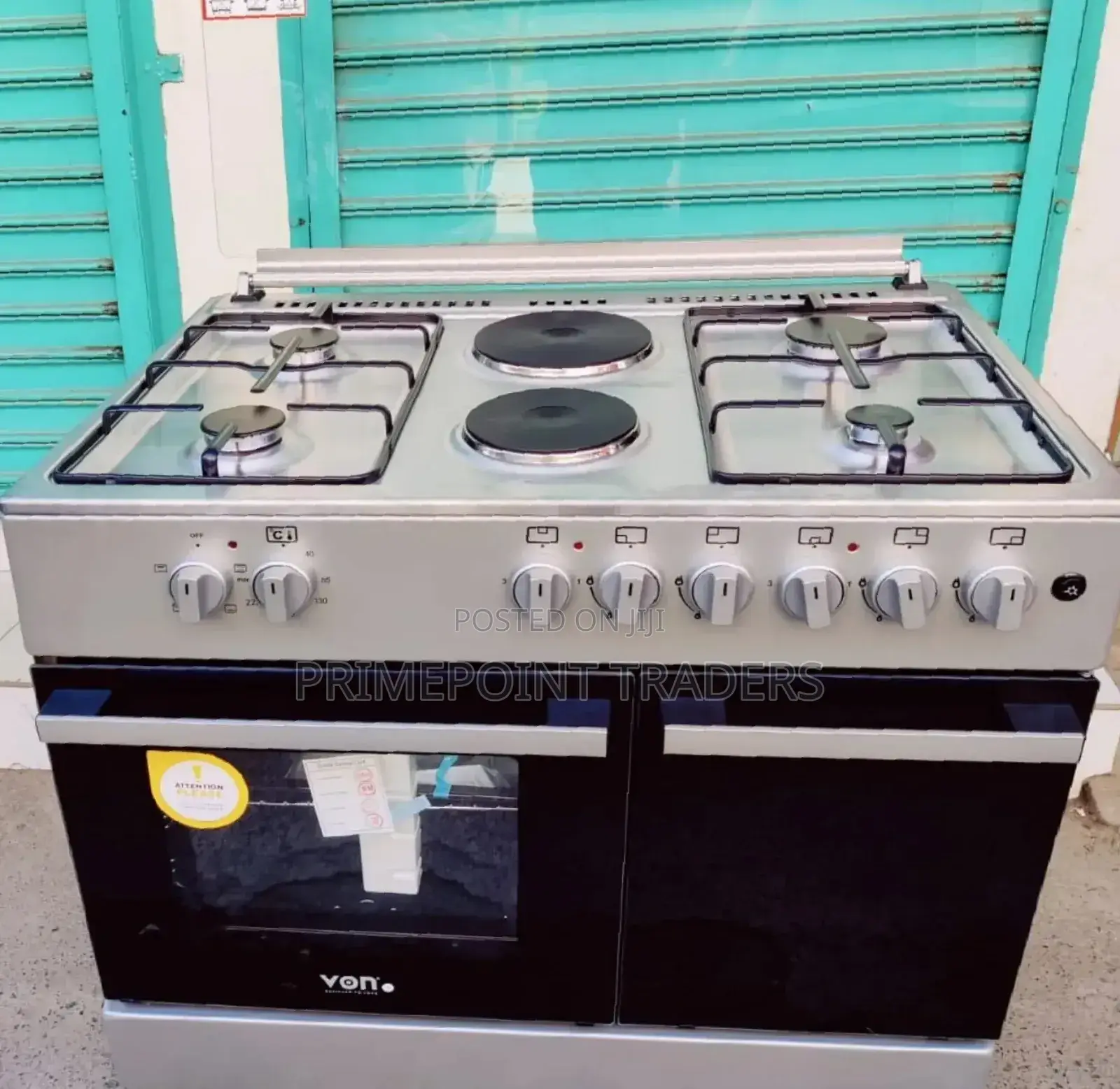 60*90 Von 4g,2e -Gas Compartment Stand Cooker Electric Oven