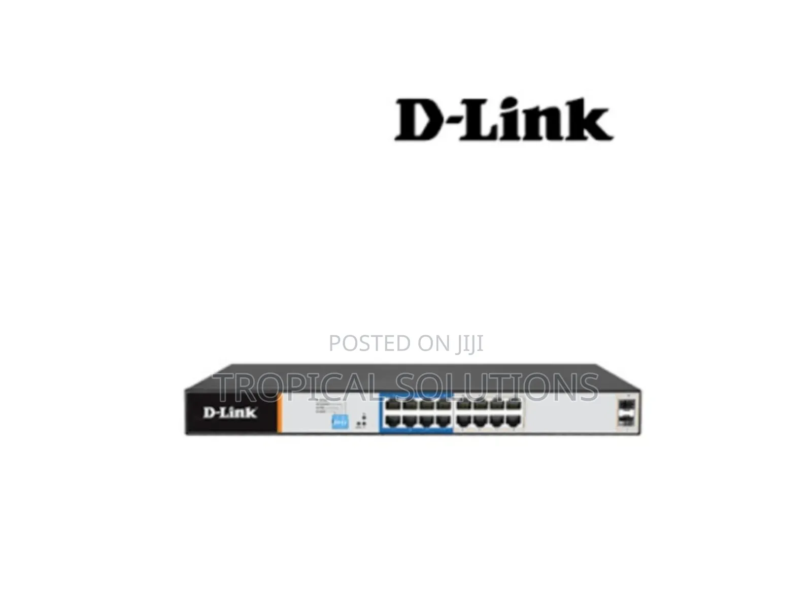 D-Link DGS-F1210-18ps-E 16-Port Gigabit Long Range 250m