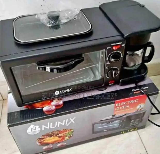 Nunix Be-12 12l 3 in 1 Multifunctional Breakfast Maker - main view