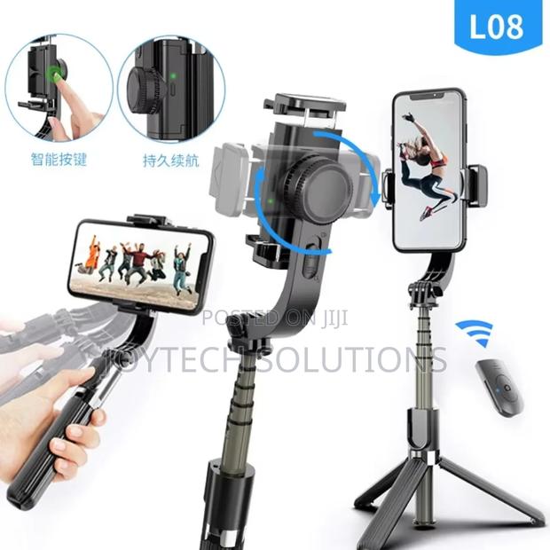Adjustable Height Portable Phone Stabilizer Handheld Gimbal - thumbnail 2