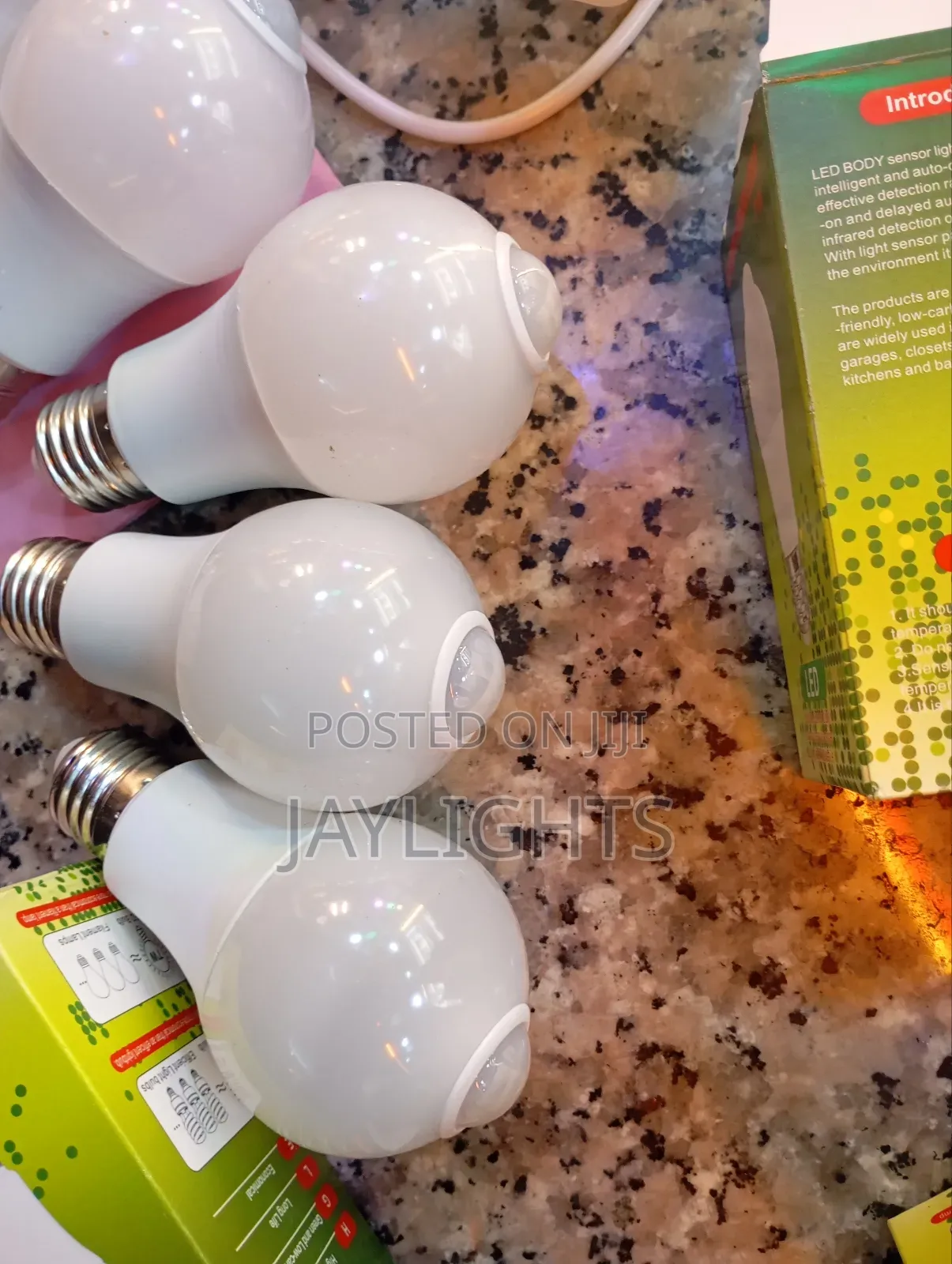 High Brightness Motion Sensor Light Bulb E27