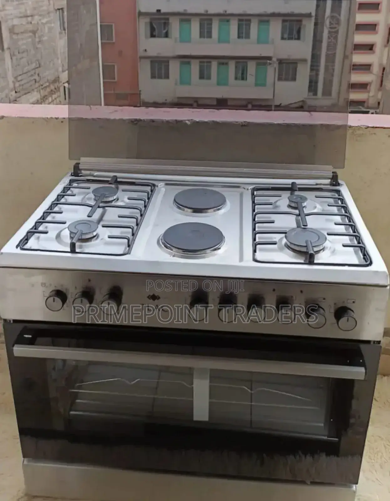 60*90 Tlac 4+2 Standing Cooker With Electric Oven, Glass Lid