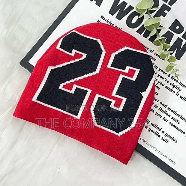 23 Number Pattern Casual Versatile Knitted Winter Beanie Hat - thumbnail 6