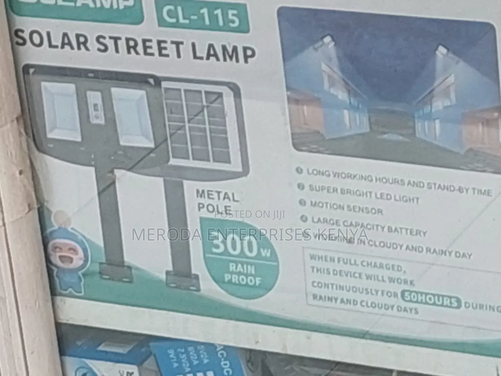 Solar Street Lamp Cl-115 300w Rain Proof