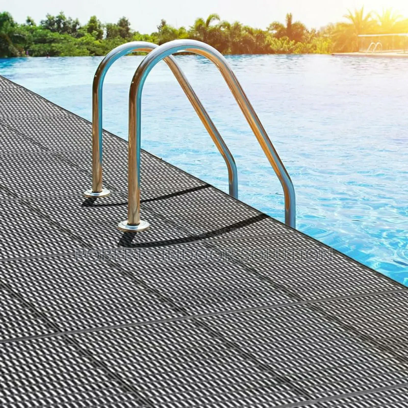 Grey PVC Safety Runner,This Mat Brings Safety to Any Floor.