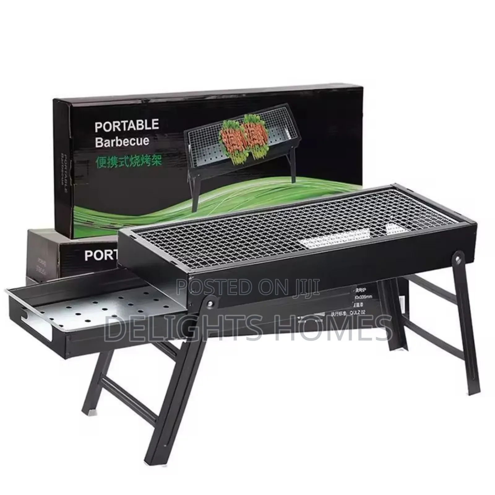 Foldable Portable Barbecue Charcoal Grill-HLX