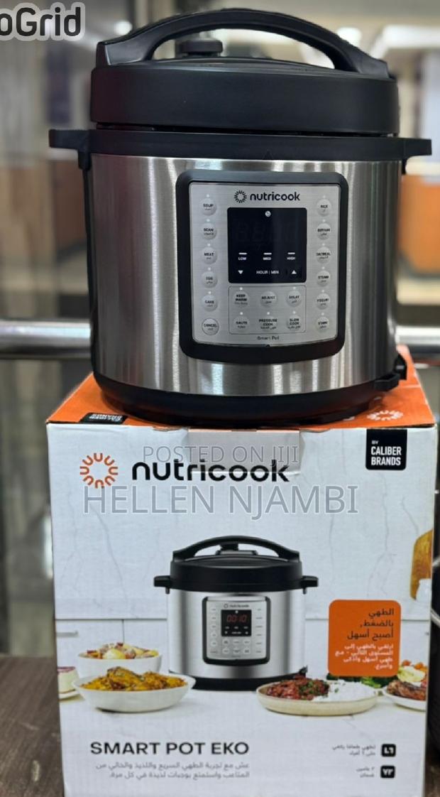 6l Nutricook Pre-Programmed Stainless Steel Pressure Cooker