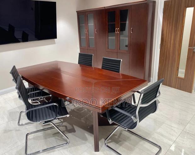 Office Table : Timeless Mahogany Office Meeting Desk