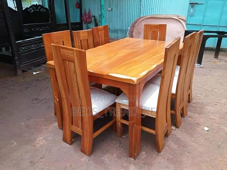 Wooden 8 Seater Dining Set