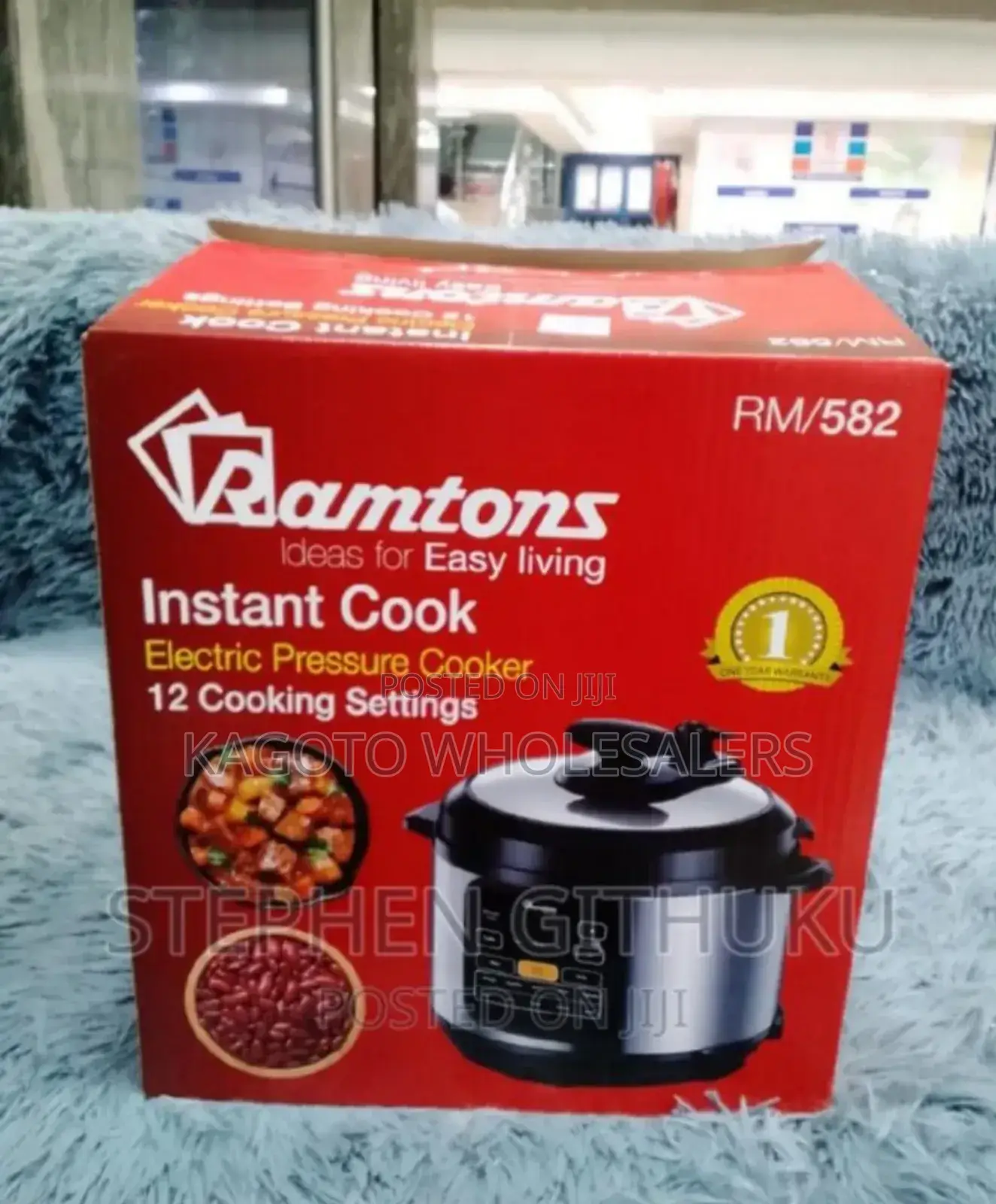Rm/582 Ramtons Pressure Cooker