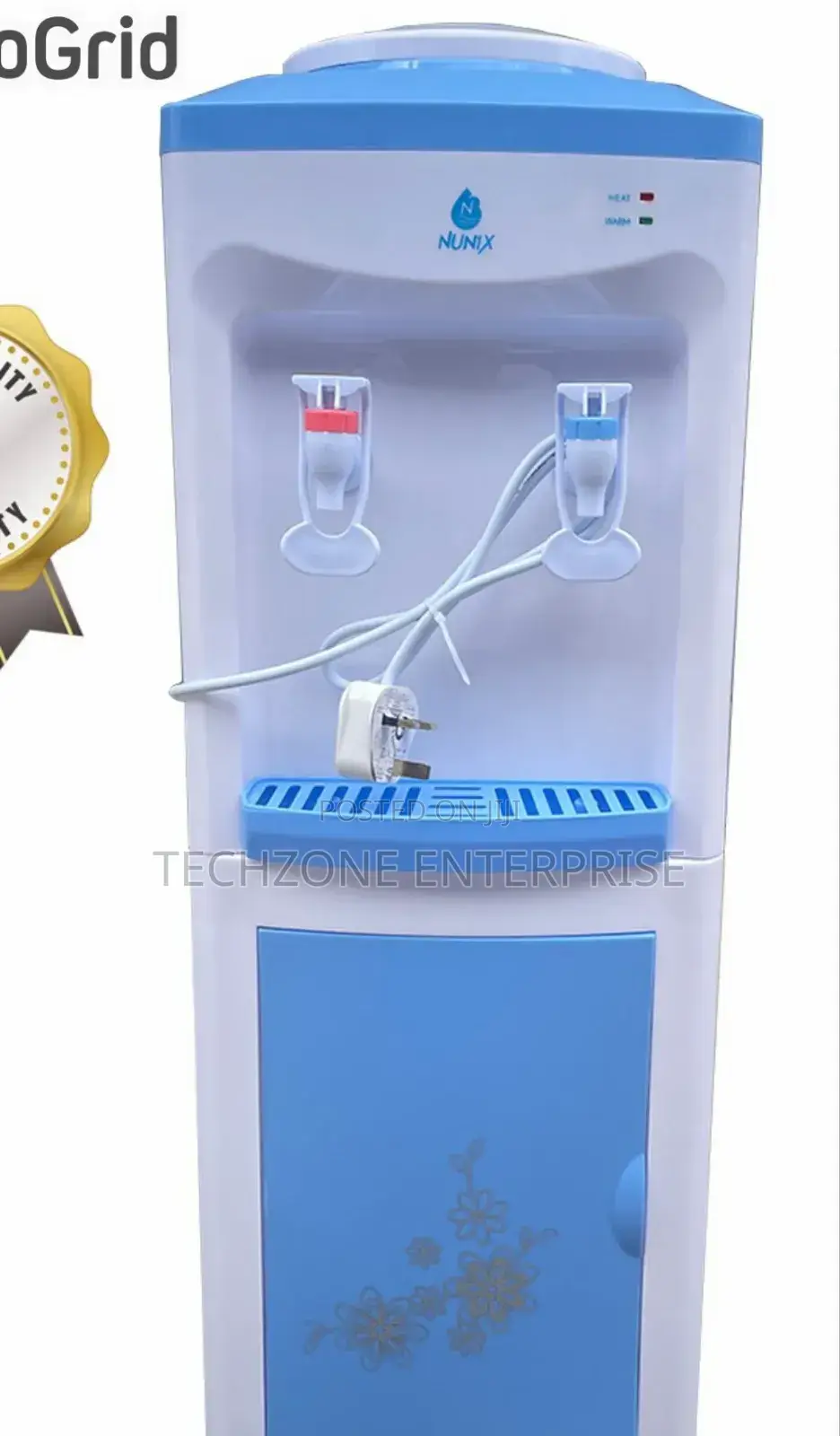 Nunix Q7 Hot Normal 2 Taps Water Dispenser - White