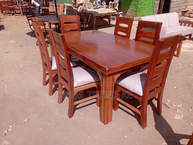 Pure Solidwood 6 Seater Dining Set