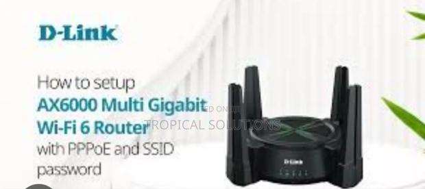 D-Link Ax6000 Multi Gigabit Wi-Fi 6 Router - main view