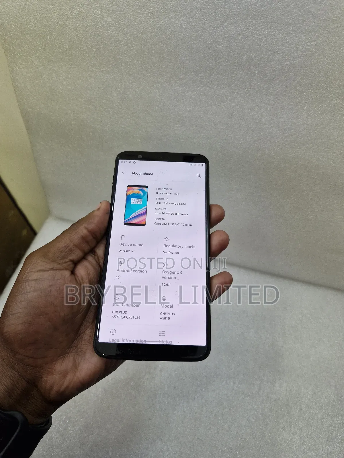 OnePlus 5T 64 GB Black
