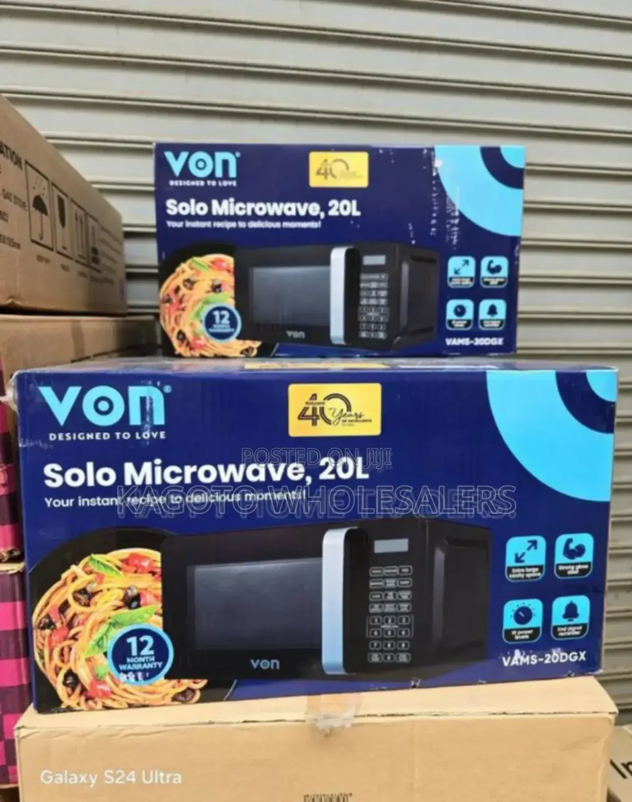 Restocked Von Capacity 20l Digital Microwave