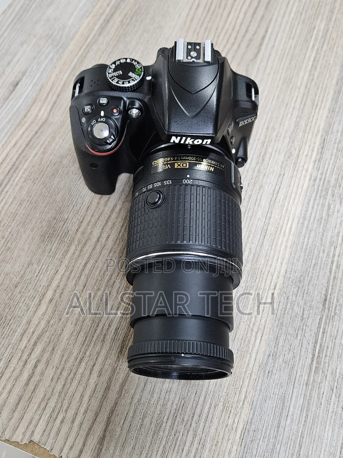 Nikon D3300 Dslr Camera With 55-200 Mm Lens (Black)