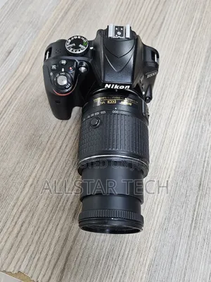 Nikon D3300 Dslr Camera With 55-200 Mm Lens (Black)