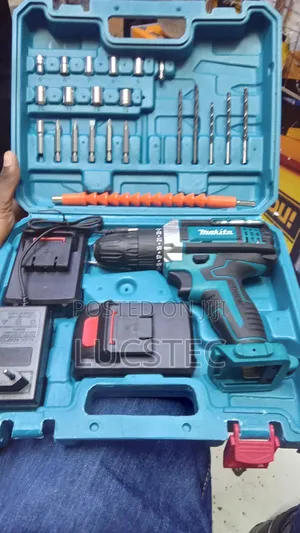 Makita 26v Cordless Electric Drill Set.