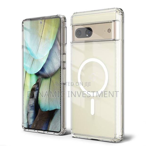 Google Pixel 7 Magnetic Case Clear Shockproof Crystal !
