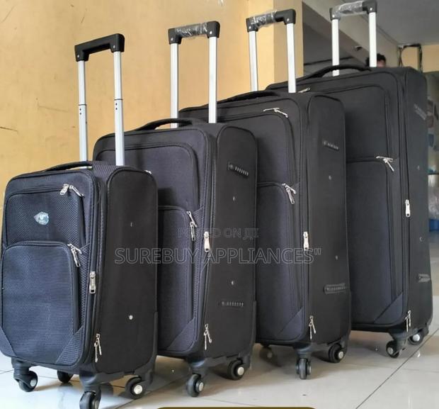 4 in 1 Fabric Luxurious Suitcase Briefcase Travel Bag
