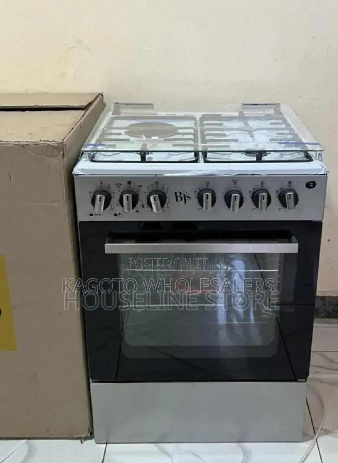 Size 60by60 BJS Cooker,1electric Plate, Electronic Oven.