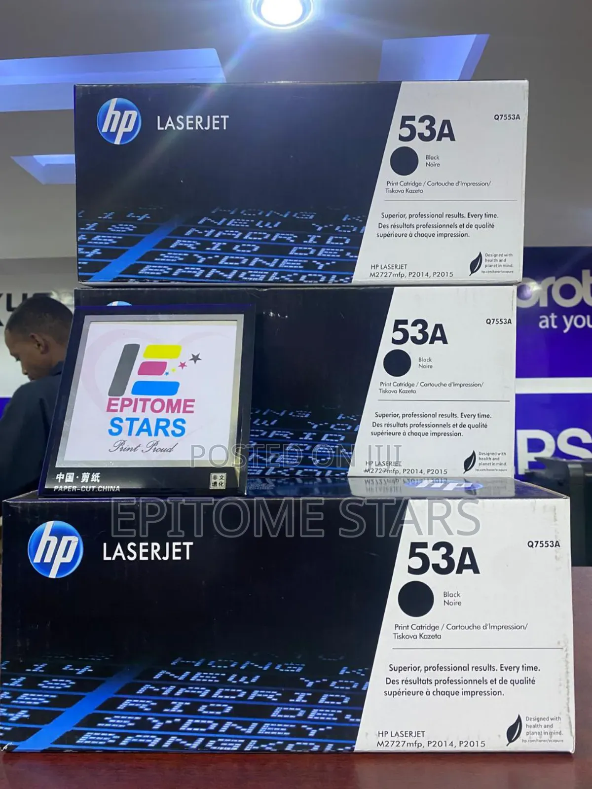 Hp 53a(Q7553a) Toner For Use In Hp Laserjet P2015d
