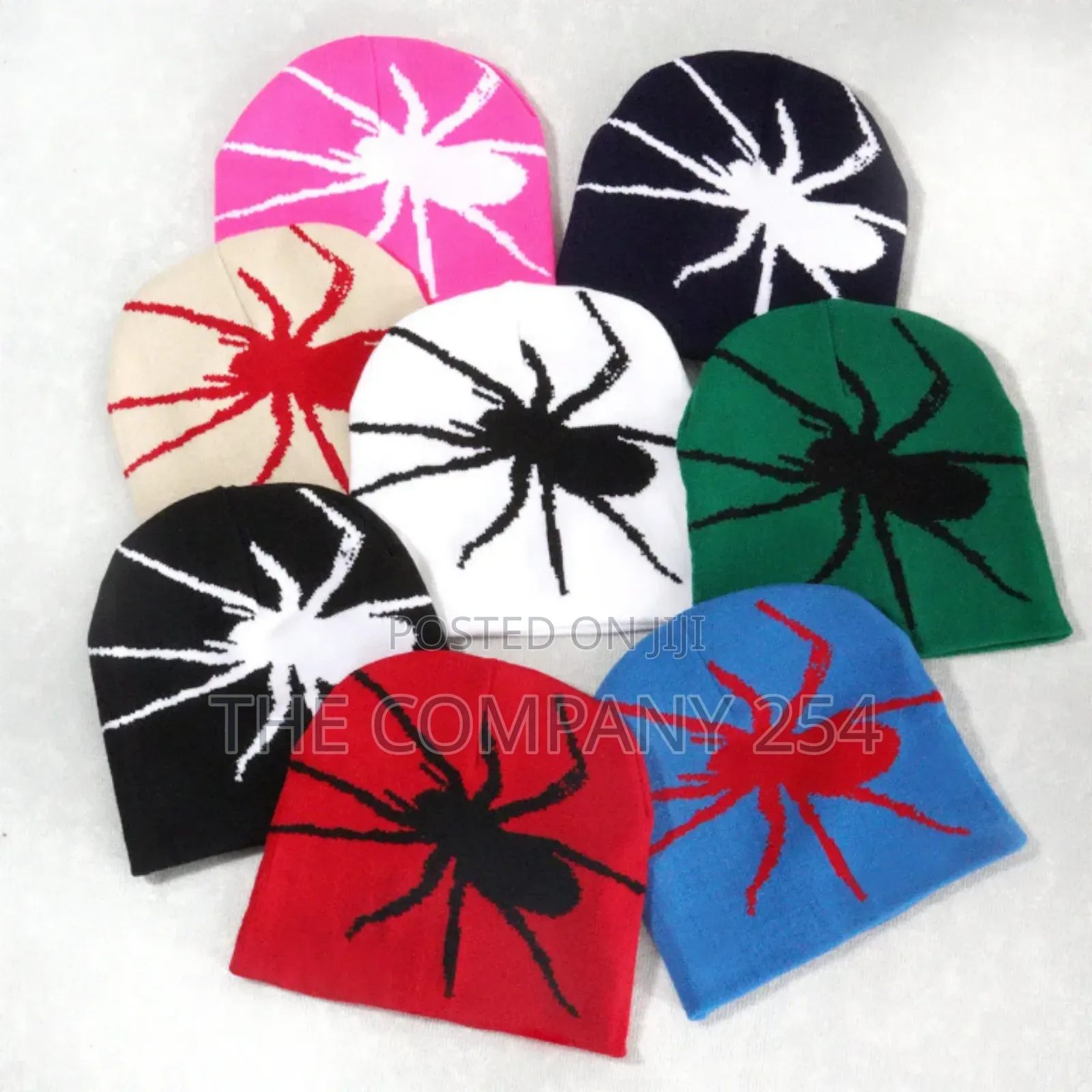 Unisex Beanie Hats Hip Hop Color Warm Spider Web Knitted
