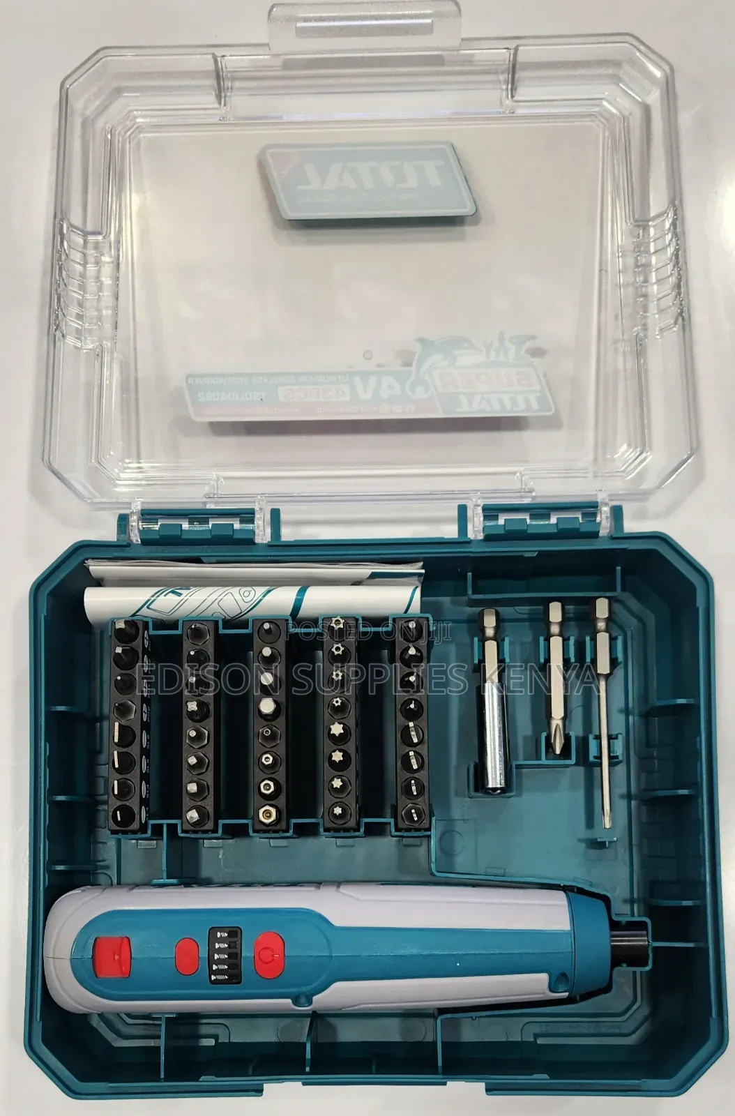 Cordless Screwdrivers Total 43pcs Bits Lithium-ion 4v 5n.M
