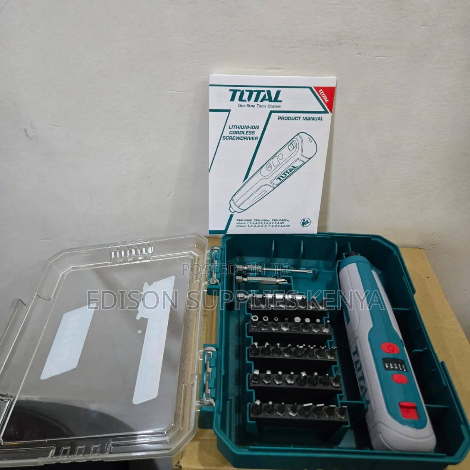 Cordless Screwdrivers Total 43pcs Bits Lithium-ion 4v 5n.M