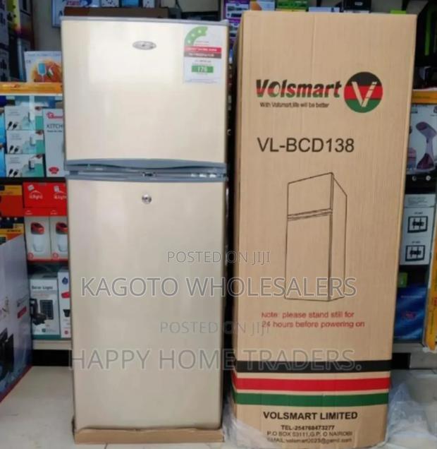 Vl-BCD 138. 138 Litres * Volsmart Double Ddoor Fridge