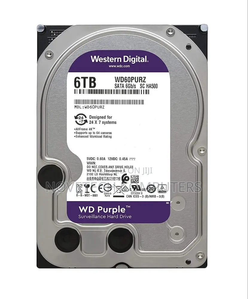 Wd 6tb Surveillance Hard Disk Drive