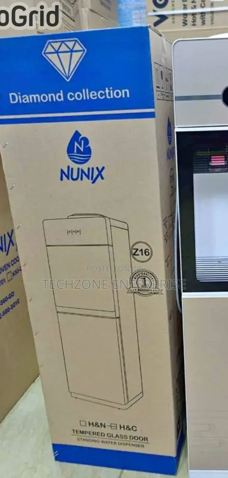 Nunix Z16 Hot and Normal Water Dispenser Storage Cabinet