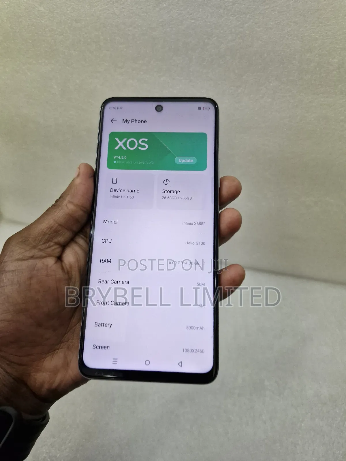 Infinix Hot 50 256 GB Gray