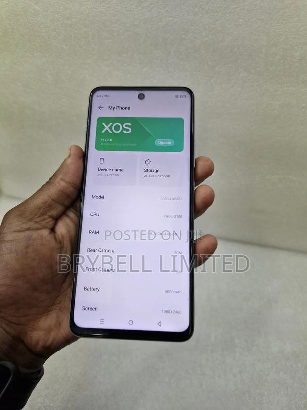 Infinix Hot 50 256 GB Gray - thumbnail 4