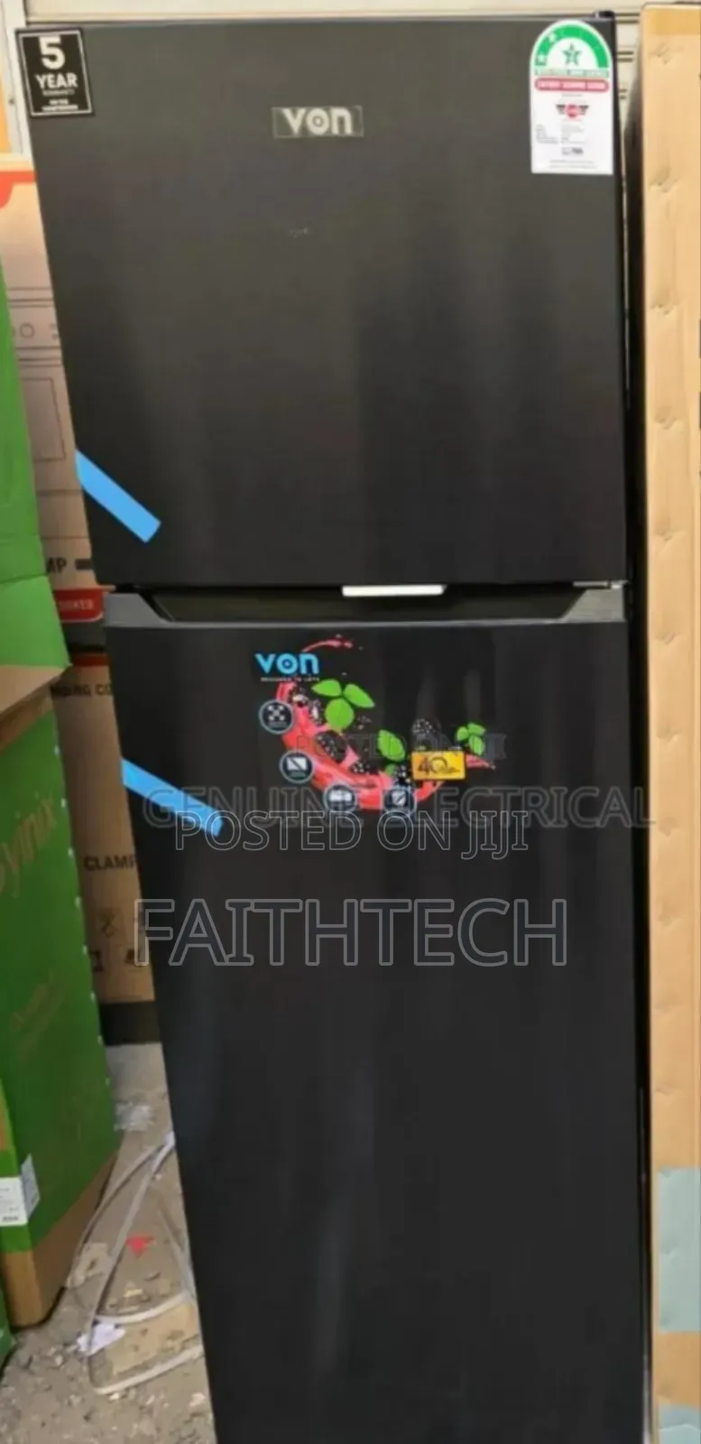 Von 247 Litres Nofrost Double Door Refrigerator