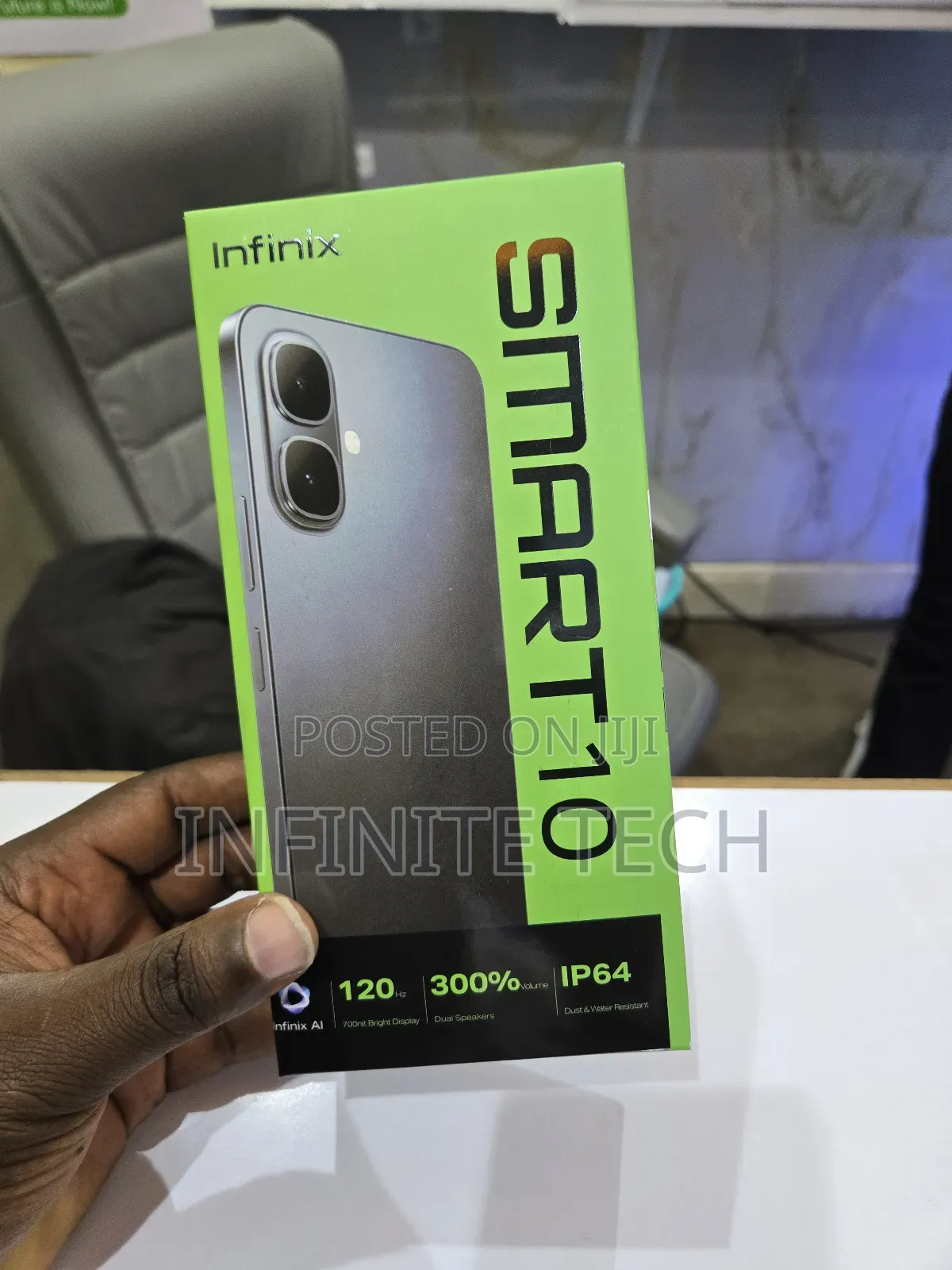 New Infinix Smart 10 128 GB Black